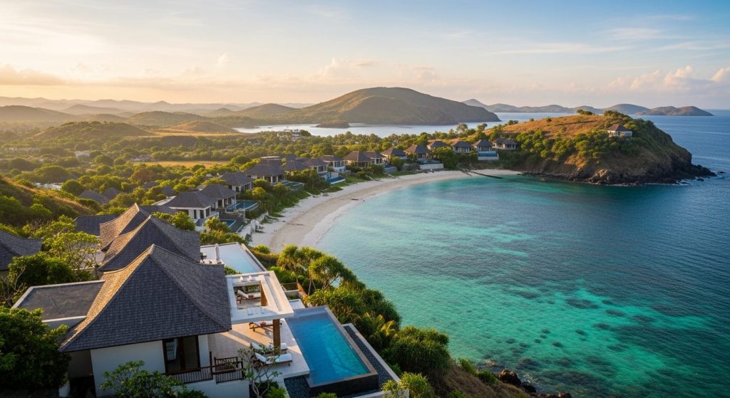 investasi mandalika lombok property — Photorealistic editorial travel photograph relevant to: The independent, honest, p