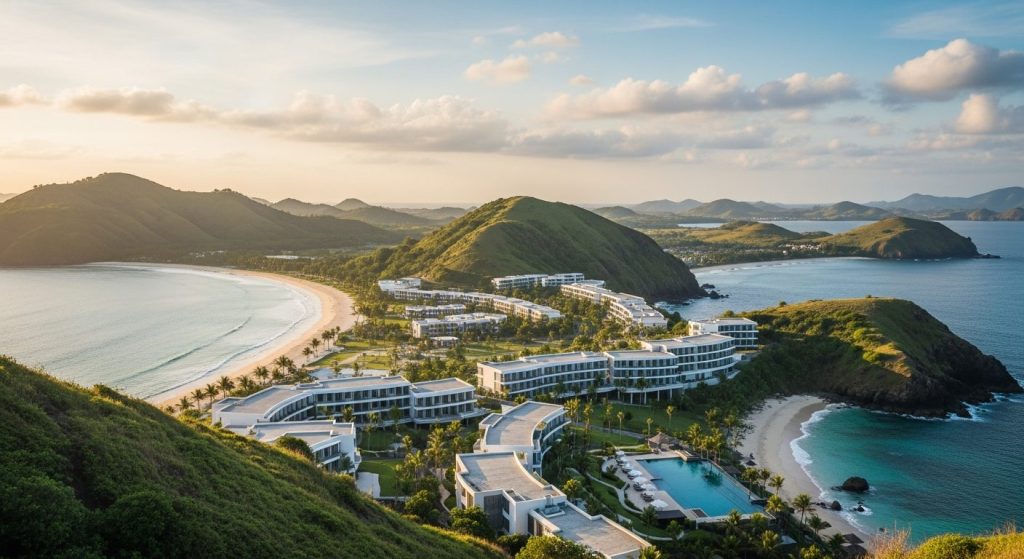 mandalika property investment for beginners — Photorealistic editorial travel photograph relevant to: The independent, h