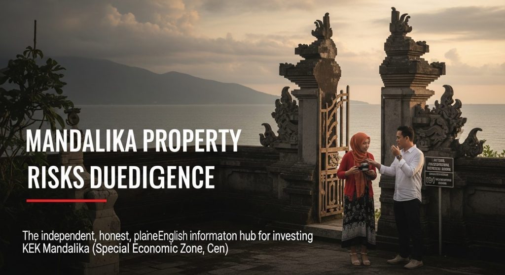 mandalika property risks due diligence — Photorealistic editorial travel photograph relevant to: The independent, honest